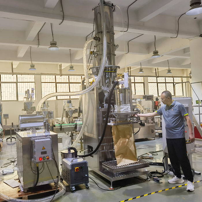 玉米面粉防爆称重包装机生产