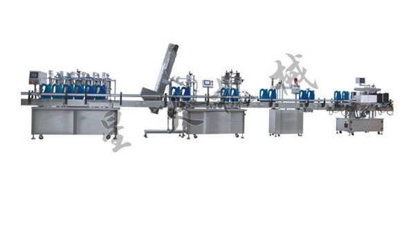 润滑油灌装生产线,防冻液自动灌装生产线