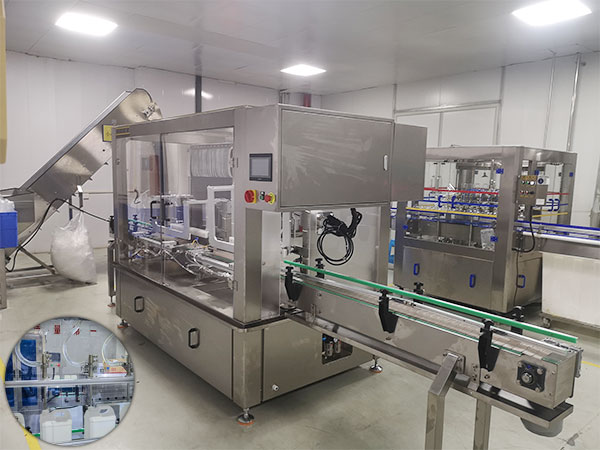 发泡剂自动化灌装生产线